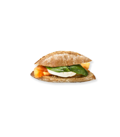 Chapata a domicilio de Tomate, Mozzarella y Albahaca
